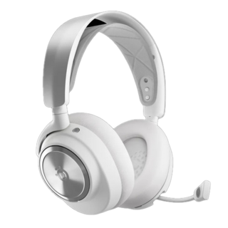 SteelSeries 賽睿 Arctis Nova Pro 無線電競耳機麥克風 主動降噪 內建麥克風 多平台兼容, 白色, 單一商品