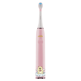 unicare unibear聲波氣旋兒童電動牙刷 五種清潔模式, uni-303P, 粉色, 1個