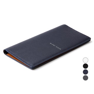 BLANC FLEUR 男女通用雙口袋折疊長夾