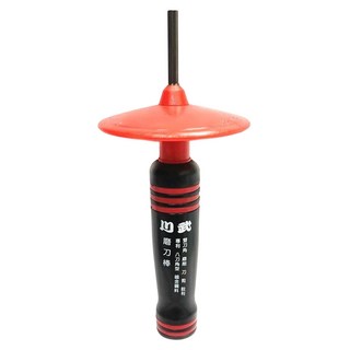 東久 磨刀棒 八角型, 黑色 + 紅色, 1支