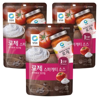 清淨園 Rosé 義大利麵醬 番茄與鮮奶油, 170g, 3個