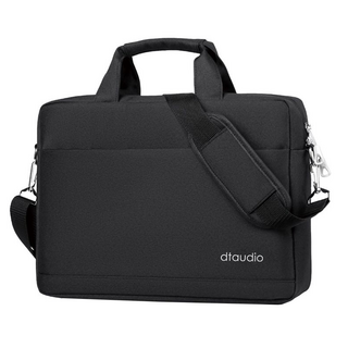 DTAudio 單肩手提電腦包/筆電包/公事包/內膽包 macbook 適用, 黑色, 1個