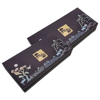 삼단 싸바리 공진단 10환 상자 밤색 장수, 2개