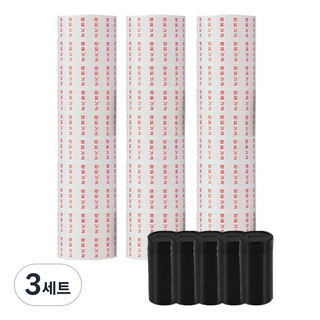 SkyTrip 8行標價機 補充紙3卷 + 墨水5入組, 3套, 一格, 3個