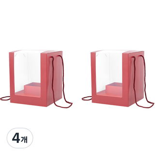 Maket Gamseong 活動花束包裝袋, 紅色, 4個