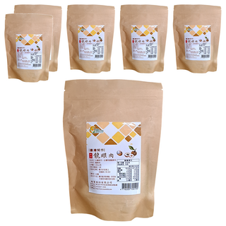 超賀 台灣契作 台灣特選龍眼肉, 200g, 6包