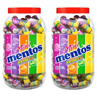 멘토스 미니 뉴레인보우, 1kg, 2개