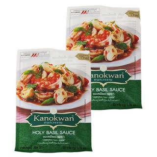 Kanokwan 打拋羅勒醬, 50g, 2包