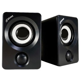 KTnet 廣鐸 Q61 USB 二件式多媒體有線喇叭, P.M.P.O 瞬間輸出功率300W，立體聲效果, KTSK2020-01BK, 黑色