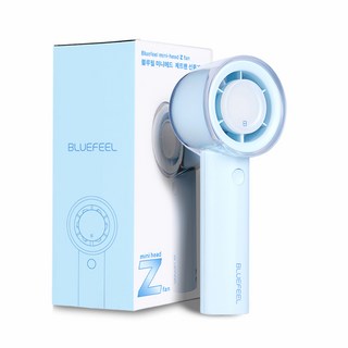 블루필 미니헤드 제트팬 휴대용 손선풍기, BFN220, 소다화이트