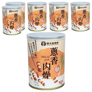 鹽水區農會 蔥香肉燥禮盒 260g 6罐, 1組