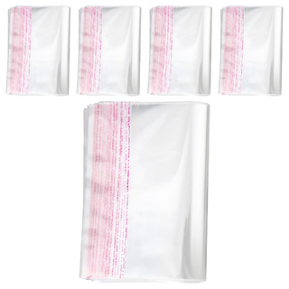 OPP自黏袋 花刀 有孔 平整切面 防爆, 100張, 5包