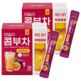 TEA GARDEN 每日康普茶 百香果口味, 5g, 2個, 20入