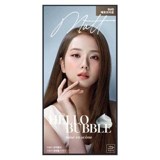 mise en scene 魅尚萱 HELLO BUBBLE 泡沫染髮劑 8MB 茶棕, 1組