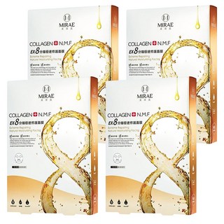 MIRAE 未來美 台灣公司貨 EX8分鐘極速修護面膜, 5片, 4盒