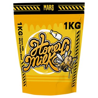 MARS 戰神 混合式乳清蛋白 蜂蜜牛奶, 1kg, 1包
