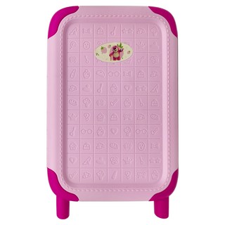 TOY STORY 玩具總動員 熊抱哥 咕咕樂手拉箱, 粉色, 1個