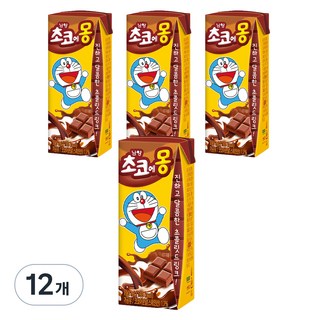 Namyang 南陽乳業 哆拉A夢巧克力牛奶, 190ml, 12入