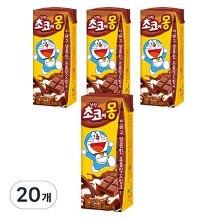 Namyang 南陽乳業 哆拉A夢巧克力牛奶, 190ml, 20入