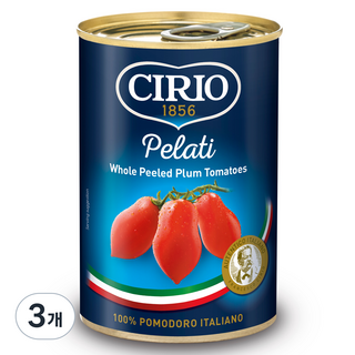 CIRIO 整顆番茄, 400g, 3個