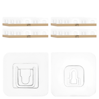 小麥購物 貼片子母扣 5g, 透明, 24個