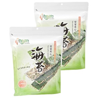 WEI SHEN FAR 維盛發 海苔堅果夾心, 特A級海苔, 低油低鹽低鈉, 無防腐劑, 40g, 2包
