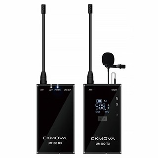 CKMOVA 一對一無線麥克風 UM100 Kit1 RX接收器+TX發射器 無線收音清晰穩定, 1組