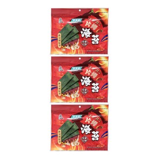 良澔 片烤海苔 蒜香,32g,3包 - 酥脆蒜香海苔，休閒零食首選