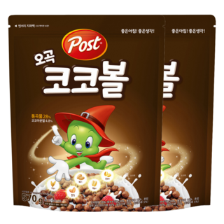 포스트 오곡 코코볼 시리얼, 570g, 2개