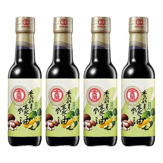 金蘭 香菇素蠔油，嚴選日本香菇精華 鮮甜美味, 295ml, 4瓶