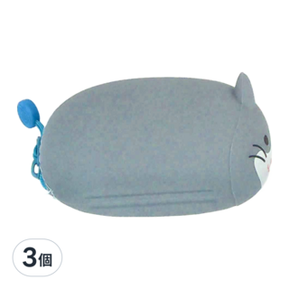 PuniLabo 矽膠袋, 賓士貓 灰藍色, 3個