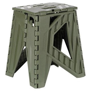 SHUTER 樹德 貨櫃小折凳 聚丙烯PP材質, 軍綠色, 1個