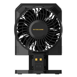 NITECORE 奈特科爾 Cine Wind 便攜式影像造型風機 多種器材接口 SONY NP-F系列電池適用, 黑色, CW30