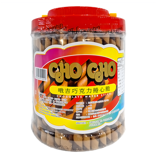 CHO CHO 巧克力捲心脆 桶裝量販裝 酥脆口感 經典口味 甜而不膩, 700g, 1罐