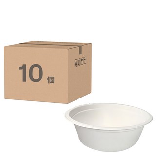 Shoenwei 順崴 植纖免洗紙碗 500cc, 10個, 1組