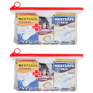 넥스트세이프 방수파우치플러스 응급키트, 2세트