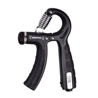 LEADER X Mellow Morandi 可調節智能計數握力器 10~100kg, 黑色, 1個