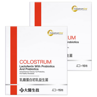 大醫生技 乳鐵蛋白初乳益生菌 5g, 15包, 2盒