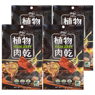 Hoya 弘陽食品 植物肉乾 法式松露風味 非基改大豆 植物性成分, 50g, 4包