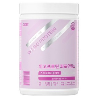 CALOBYE Performance無乳糖蛋白奶昔 草莓花漾風味, 1罐, 504g