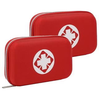 AHOYE 硬殼便攜急救藥品收納包, 2個
