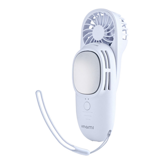 日本 imami 凍感美姬 霸王級製冷2合1冰敷手持風扇, 霧海藍, IMSE-HF04B