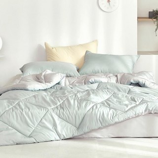 farfe 韓國製造 潔淨仿羽絨四季被, 淺薄荷綠