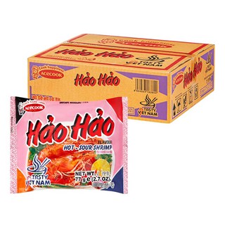 Hao Hao 好好 酸辣蝦麵, 30包