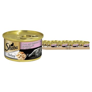 Sheba 希寶 金罐, 鮪魚 + 鮭魚, 85g, 24罐