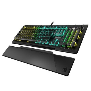 Roccat Vulcan TKL Pro 機械式 電競鍵盤 RGB背光, 紅軸, 黑