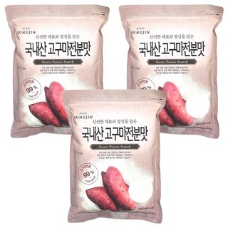 Sungjin 地瓜煎餅粉, 1kg, 3包