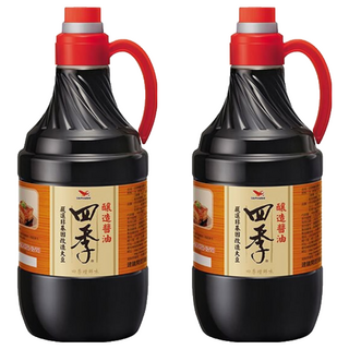 統一 四季 釀造醬油，遵循古法，提升菜餚鮮味, 1.6L, 2瓶