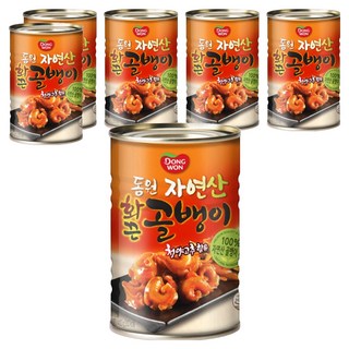 Dongwon 東遠 辣味螺肉罐頭, 400g, 6個