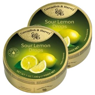 Cavendish&Harvey 卡恩迪許 酸檸檬糖, 200g, 2盒